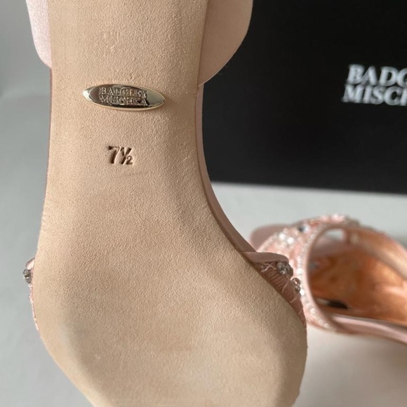 NWT Badgley Mischka Taylin Ankle Strap Dress Sandals - Picture 14 of 14